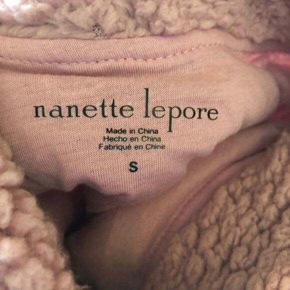 Nanette Lapore pink teddy soft sweatshirt - Picture 7 of 10